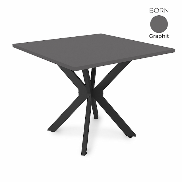 Стол обеденный квадратный Алсав 21BORN-K.900 Grafit
