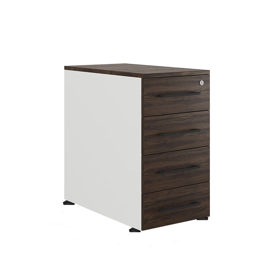 Тумба приставная Kobor TS4-40/80 white/charlston