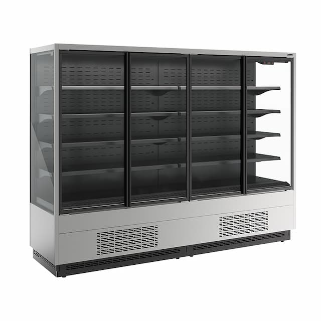 Витрина холодильная Carboma FC20-07 VV 2,5-1 (9006-9005) Cube 2 STANDARD фронт X1