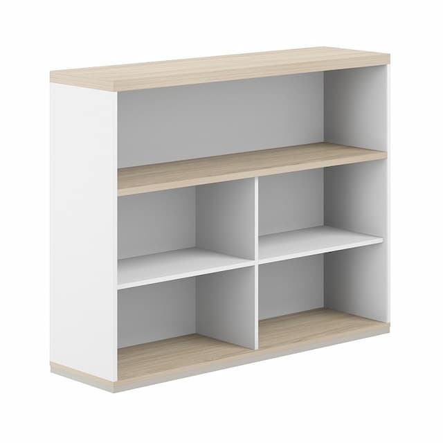 Стеллаж-комбо 1638 односторонний Norden Allegro AG.253.402.673.WH с топом и экраном ЛДСП