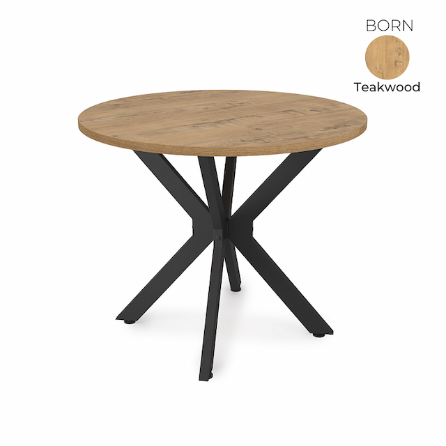 Стол обеденный круглый Алсав 21BORN-R.900 Teakwood