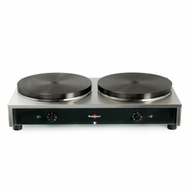 Блинница электрическая 2-конфорочная 40см, с прямоугольным корпусом, серия Luxury Krampouz CTCA8BC