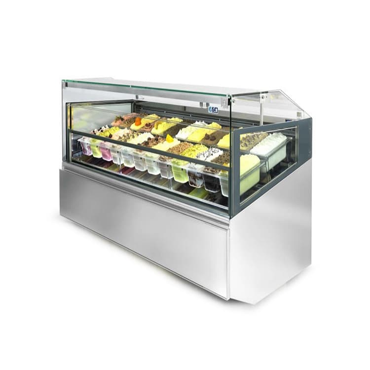 Витрина для мороженого ISA GELATOSUPERSHOW 190 RV H135